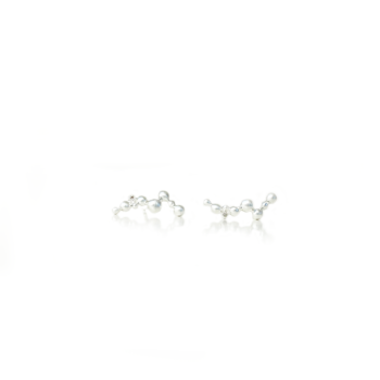 Earrings silver stone